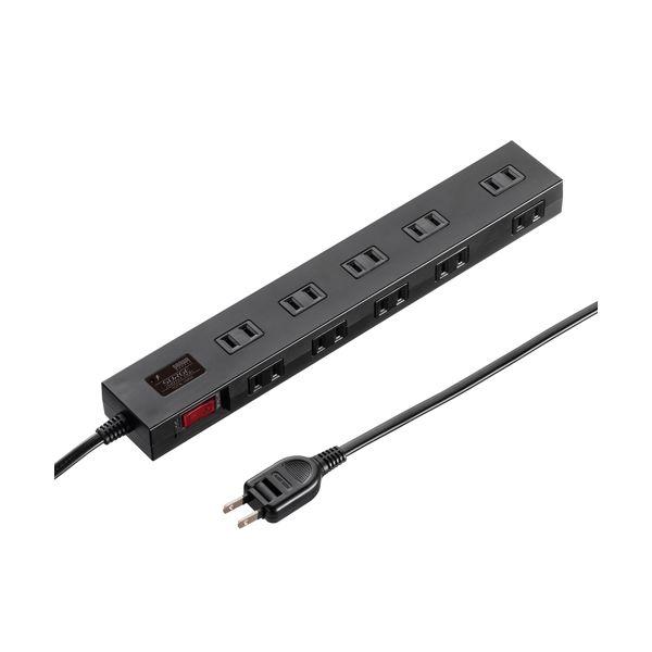 サンワサプライ 雷ガードタップ ブラック 3m TAP-SP2110N-3BK