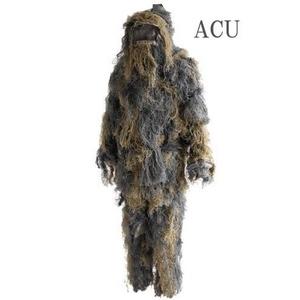 スナイパーギリースーツ ACU 専用バッグ マスク ベルト ウェアー ボトム セット ミリタリーウェ...