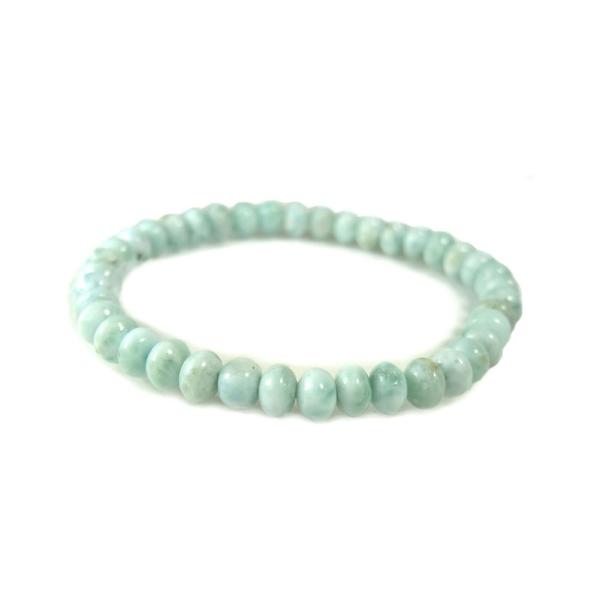 ラリマー ブレスレット 産地 ドミニカ共和国 larimar pectolite ラリマール ペクト...