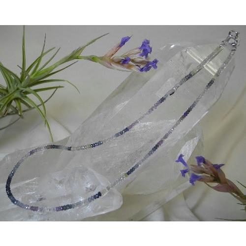 ブルー パープル イエロー サファイア ネックレス 金具 シルバー925 9月 誕生石 SFPB-1...