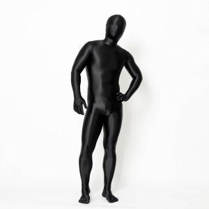 全身タイツ 超光沢 黒 男性女性兼用 2XLサイズ ゼンタイ コスプレ ZENTAI レオタード ボディースーツ 仮装 イベント コスチューム 戦隊｜powertechnologyshop