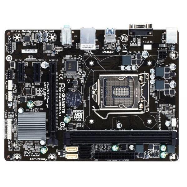 GIGABYTE H81M-S1 (rev. 2.1) LGA 1150 Intel H81 SAT...