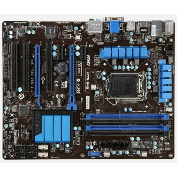 MSI Z77A-G43 LGA1150 DDR3 32G DVI+VGA+HDMI ATX Mot...