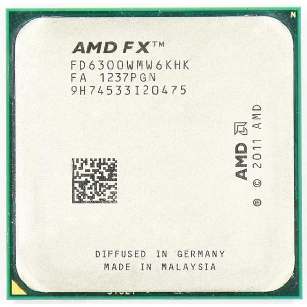 AMD FX-6300 3C 3.5GHz 3.8GHz 3x2MB 8MB 95W FD6300W...