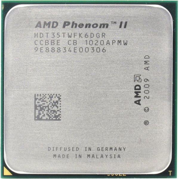 AMD Phenom II X6 1035T 2.6GHz 3.1GHz 6MB 2GHz 95W ...