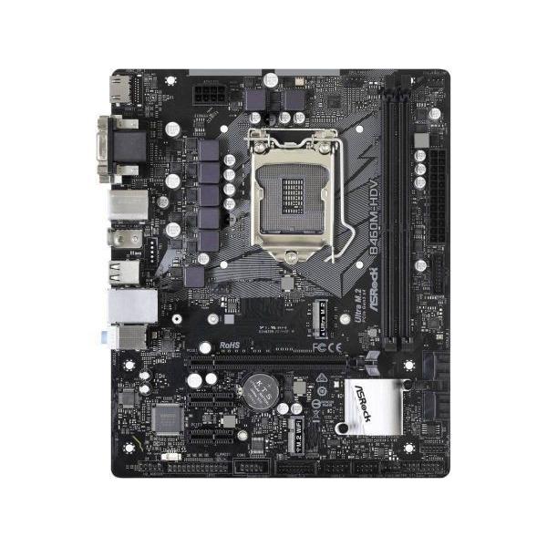 ASRock B460M-HDV LGA 1200 Intel B460 SATA 6Gb/s Mi...