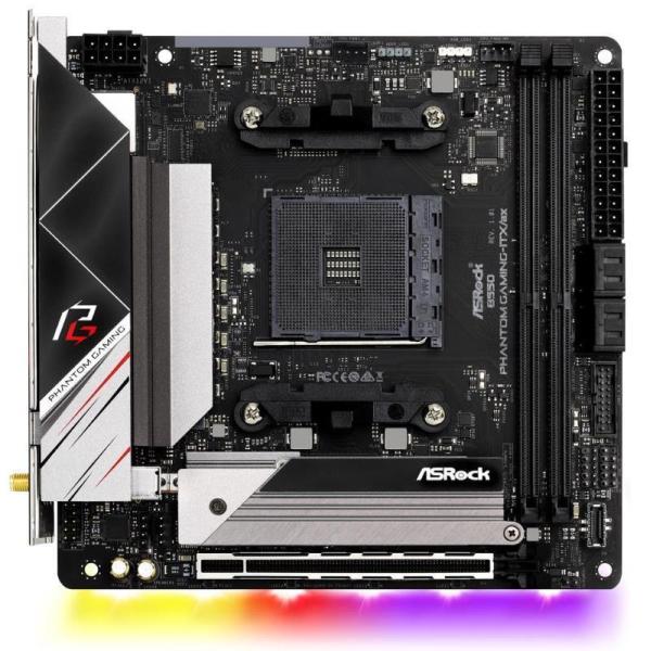 ASRock B550 Phantom Gaming-ITX/ax AM4 AMD B550 SAT...