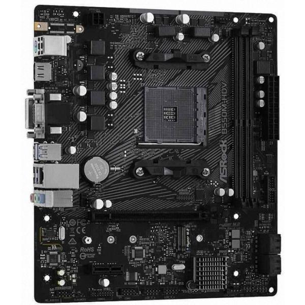 ASRock B550M-HDV AM4 AMD B550 SATA 6Gb/s Micro ATX...