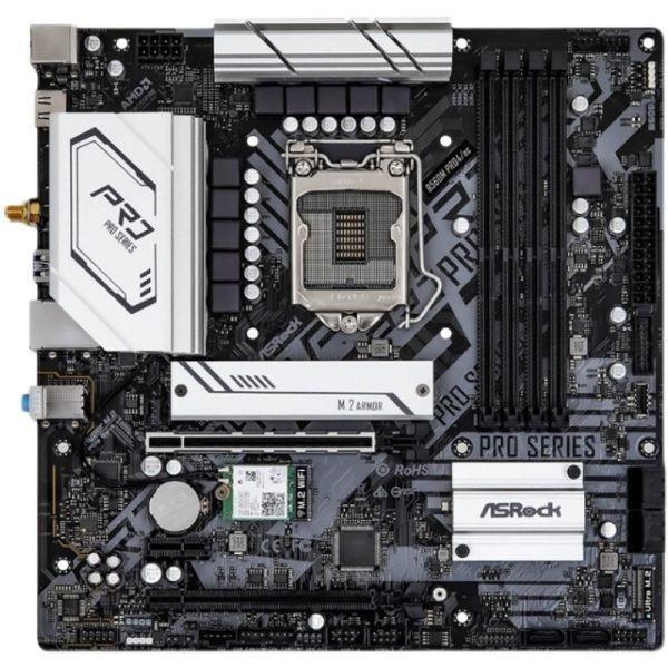 ASRock B560M PRO4 LGA 1200 Intel B560 SATA 6Gb/s M...