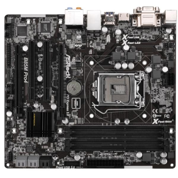 ASRock B85M PRO4 Intel B85 Socket 1150 DDR3 Mother...