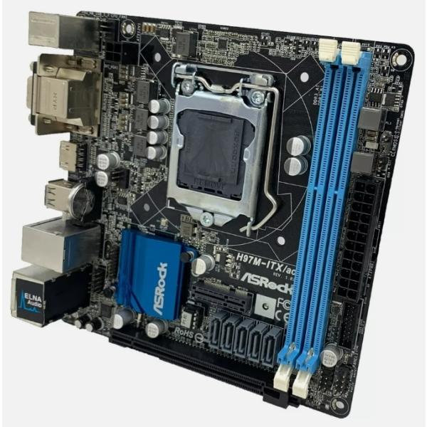 ASRock H97M-ITX/ac Intel H97 LGA1150 DDR3 SATA3 HD...