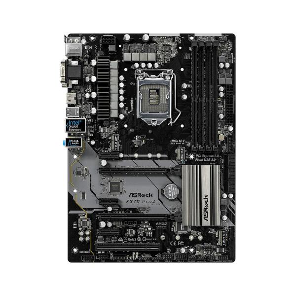 ASRock Z370 Pro4 LGA 1151 300 Series Intel Z370 HD...