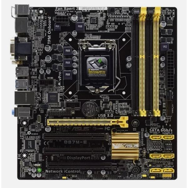 ASUS Q87M-E LGA1150 Intel Q87 DDR3 SATA3 HDMI DVI-...