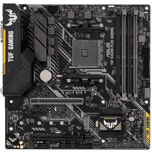 ASUS TUF B450M-PLUS GAMING AMD Socket B450 AM4 Mic...