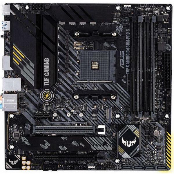 ASUS TUF GAMING B450M-PRO S AMD Socket B450 AM4 Mi...