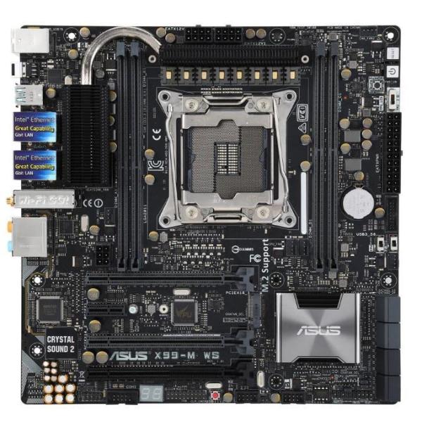 ASUS X99-M WS Intel X99 M.2 LGA 2011-V3 Micro ATX ...