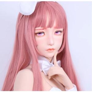 全頭マスク カツラ付き 月神DE フルマスク ドール ヘッド 全頭マスク カツラ付き 月神DE フルマスク ドール ヘッド