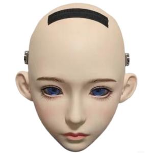 全頭マスク カツラ付き 月神OR フルマスク ドール ヘッド 全頭マスク カツラ付き 月神OR フルマスク ドール ヘッド