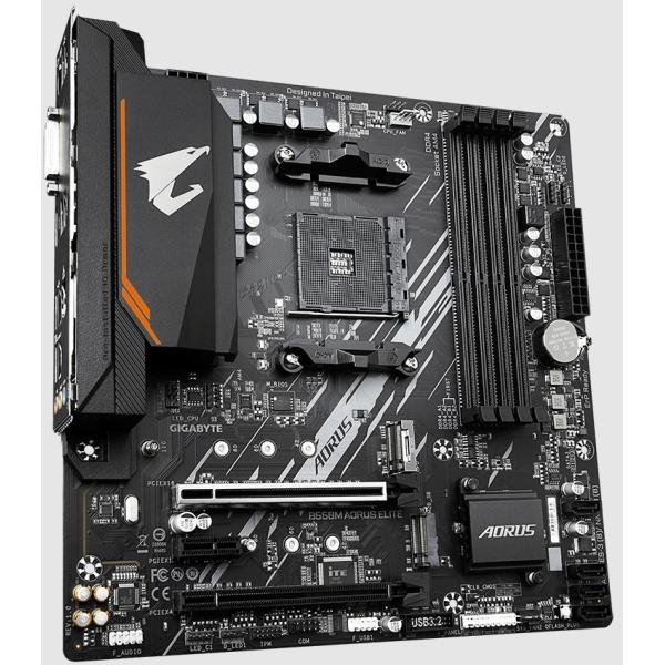 GIGABYTE B550M AORUS ELITE Socket AM4 Micro ATX DD...