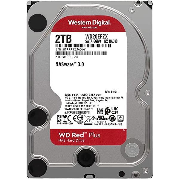 HDD Western Digital WD20EFZX 2TB 3.5インチ 5400rpm HD...