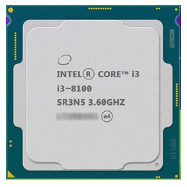 Intel Core i3-8100 SR3N5 4C 3.6GHz 6MB 65W LGA1151...