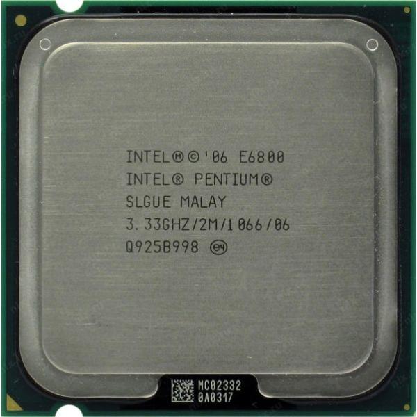 Intel Pentium E6800 SLGUE 2C 3.33GHz 2MB 65W LGA77...