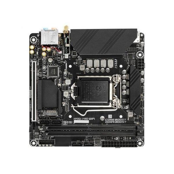 MSI H410I PRO WIFI LGA 1200 Intel H410 SATA 6Gb/s ...