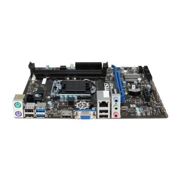 MSI H81M-E33 LGA 1150 Intel H81 HDMI SATA 6Gb/s US...