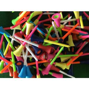 ゴルフティー カラフルビッグティー ８ｃｍ3０本セット ロングティー デカヘッド