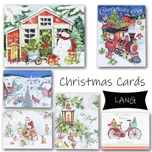 クリスマス カード メッセージカード LANGクリスマスカード  輸入 クリスマスカード メッセージ...
