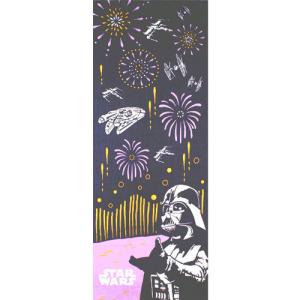 在庫限り500円オフ】スターウォーズ和てぬぐい「C3POとR2D2 温泉」SW