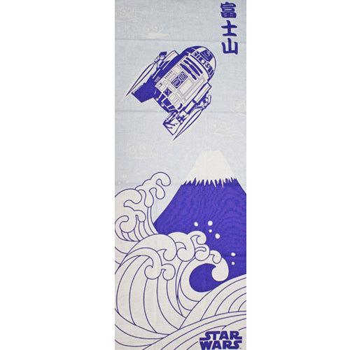 【在庫限り500円オフ】スターウォーズ和てぬぐい「R2D2　富士山」SW-TOWEL-04 手ぬぐい...