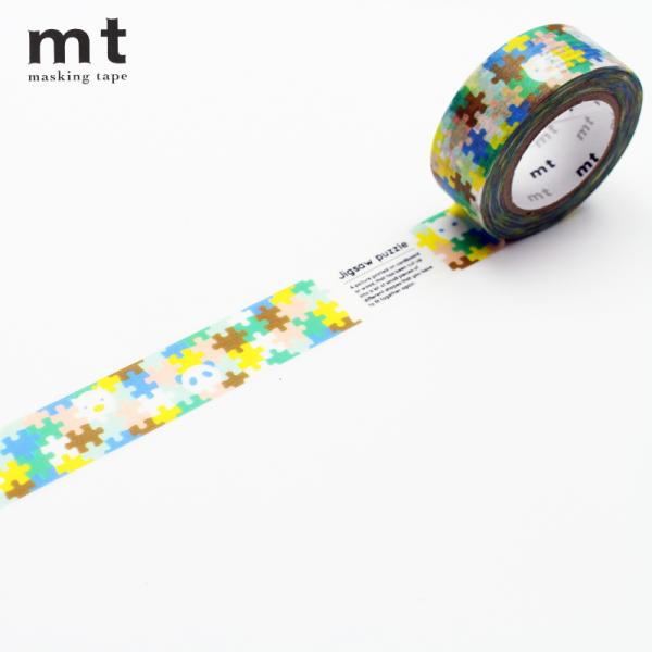 マスキングテープ カモ井加工紙 mt for kids ジグソーパズル 15mm×7m MT01KI...