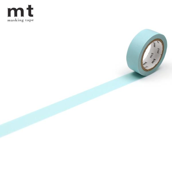 マスキングテープ カモ井加工紙 mt basic ベビーブルー 15mm×7m MT01DP191R...