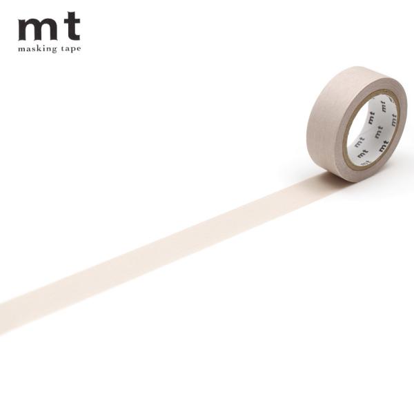 マスキングテープ カモ井加工紙 mt basic パステルココア 15mm×7m MT01DP496...