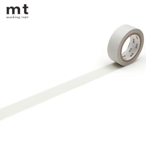 マスキングテープ カモ井加工紙 mt basic パステルパールグレー 15mm×7m MT01DP...