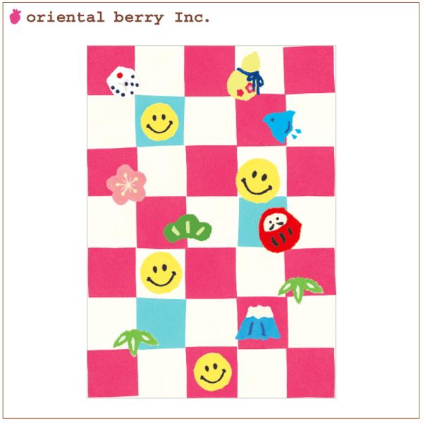 御朱印帳 Smiley てのひら御朱印帳 縁起物あつめ W113mm×H160mm×D12mm GN...