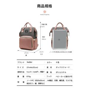 【タームセール】マザーズバッグ リュック レデ...の詳細画像5