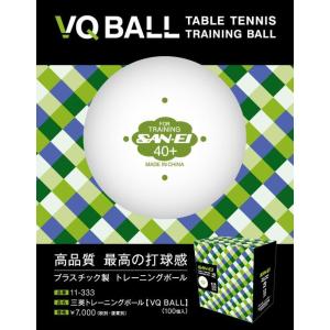 三英トレーニングボール【VQ BALL】（ホワイト）　卓球　サンエイ