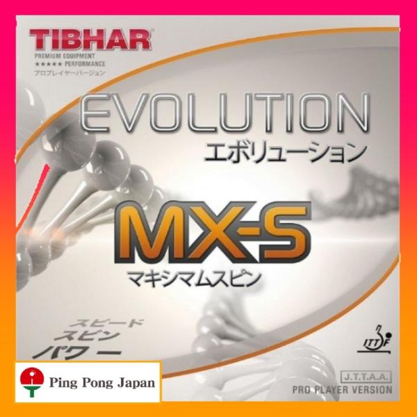 ■　エボリューション MX-S　ティバー　TIBHAR　卓球　裏ソフトラバー