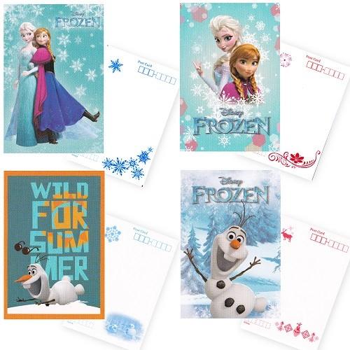 ・アナと雪の女王　ポストカード４種セット　100x148mm　  【在庫処分】