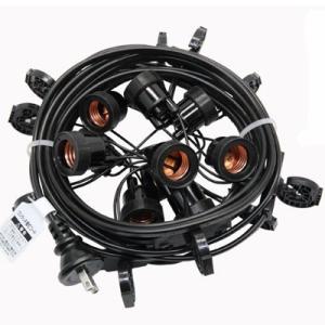 T8745(h2210) 提灯コード 10灯式 簡易防水型フック付き | 提灯用ソケットコード ちょ...