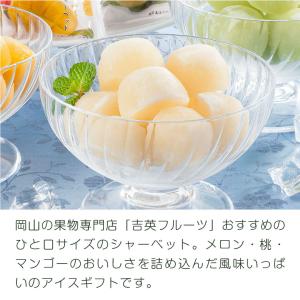 一口 アイス 個包装 桃 メロン マンゴー プ...の詳細画像2