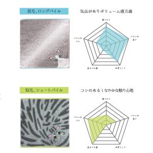 タオルハンカチ 猫 毛並み ネコ 刺繍 ハンカ...の詳細画像4
