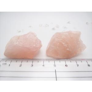 パワーストーン原石 ローズクォーツ(紅水晶/薔...の詳細画像1