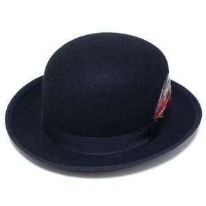 New York Hat（ニューヨークハット） 帽子 フェルトハット #5000 WOOL FELT DERBY（旧モデル）, Black