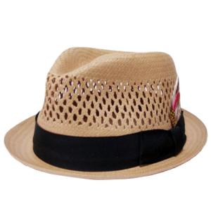 NEW YORK HAT（ニューヨークハット） 中折れハット レザー
