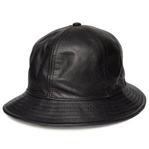 New York Hat 9284 Leather Tennis レザー テニス Black メンズ...