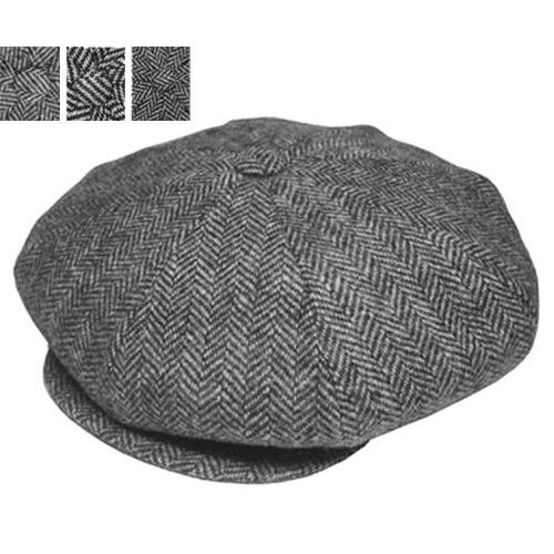 New York Hat ニューヨークハット キャスケット 9038 HERRINGBONE NEW...