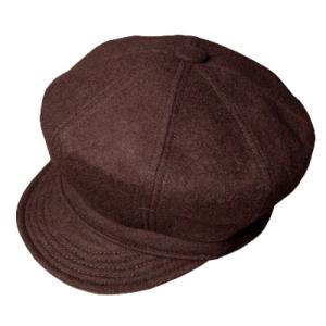 New York Hat　ニューヨークハット　キャスケット　9055　WOOL　SPITFIRE　Brown｜prast